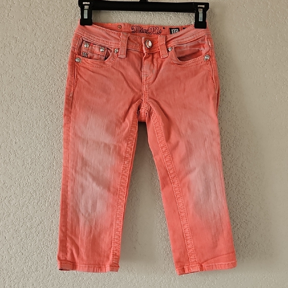 Miss Me Pink Embellished Kids Jeans - Picture 3 of 8